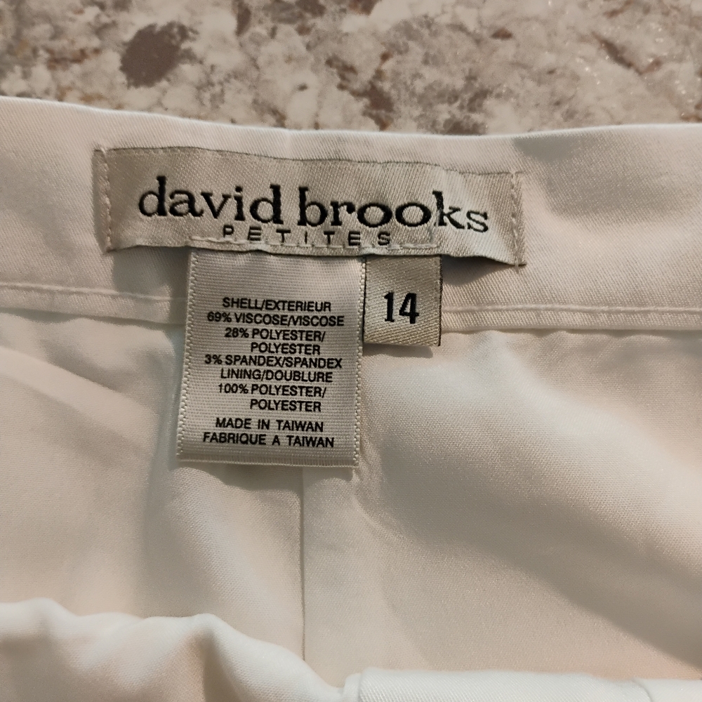 David Brooks Cream Skirt